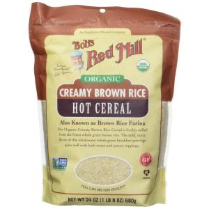Bob’s Red Mill Organic Brown Rice Hot Cereal, 24oz (Pack of 4) – Non GMO, Whole Grain, Vegan, Kosher