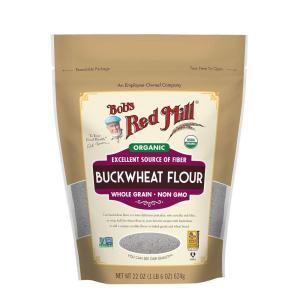 Bob’s Red Mill Organic Buckwheat Flour, 22oz (Pack of 4) – Non GMO, Whole Grain, Vegan, Kosher(22 Ounce (Pack of 1))