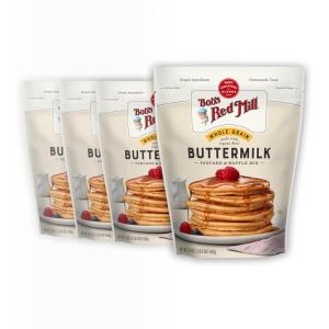 Bob’s Red Mill Organic Buttermilk Pancake & Waffle Mix, 24oz (Pack of 4) – Kosher(24 Ounce (Pack of 4))