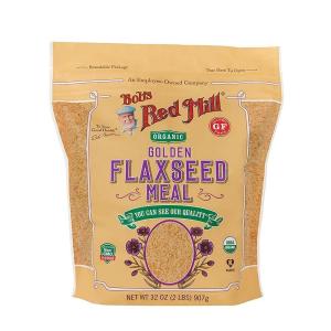 Bob’s Red Mill Organic Flaxseed Meal, 32oz (Pack of 4) – Non GMO, Vegan, Paleo Friendly, Keto Friendly, Kosher(2 Pound (Pack of 1))