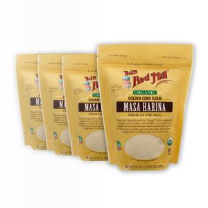 Bob’s Red Mill Organic Masa Harina Flour, 24oz (Pack of 4) – Non GMO, Vegan, Kosher(1.5 Pound (Pack of 4))