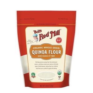 Bob’s Red Mill Organic Quinoa Flour, 18oz (Pack of 4) – Non GMO, Whole Grain, Vegan, Kosher(18 Ounce (Pack of 4))
