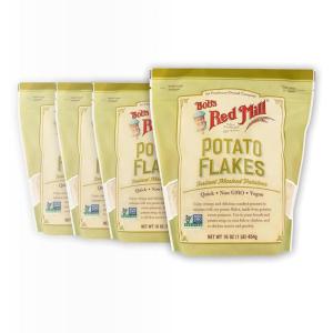Bob’s Red Mill Potato Flakes, 16oz (Pack of 4) – Non GMO, Vegan, Kosher(16 Ounce (Pack of 4))
