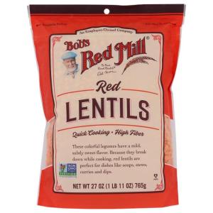 Bob’s Red Mill Red Lentils, 27 Oz (Pack of 1) – Non GMO, Vegan, Kosher(27 Ounce (Pack of 1))