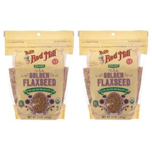 Bob’s Red Mill Resealable Organic Whole Golden Flaxseed, 13 Ounce (Pack of 1)(Pack of 1)