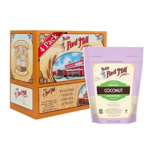 Bob’s Red Mill Shredded Coconut, 12oz (Pack of 4) – Non GMO, Fair Trade Certified, Vegan, Paleo Friendly, Keto Friendly Friendly, Kosher(12 Ounce (Pack of 4))