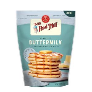Bob’s Red Mill Signature Buttermilk Pancake Mix, 20oz (Pack of 4)- Just Add Water, Makes 32-40 Pancakes per Bag(Buttermilk)