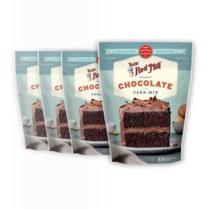 Bob’s Red Mill Signature Chocolate Cake Baking Mix, 15.5oz (Pack of 4) – Non GMO, Kosher