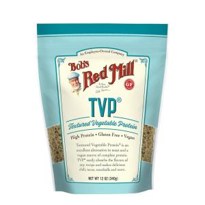 Bob’s Red Mill TVP, 12oz (Pack of 4) – Vegan, Made in USA, Unflavored, Kosher(12 Ounce (Pack of 4))