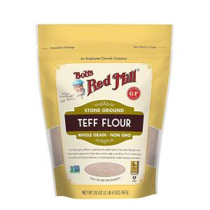Bob’s Red Mill Teff Flour, 20oz (Pack of 4) – Non GMO, Whole Grain, Vegan, Kosher(Resealable)