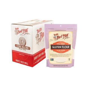 Bob’s Red Mill Vital Wheat Gluten Flour, 20oz (Pack of 4) – Vegan, Keto Friendly, Kosher(20 Ounce (Pack of 4))