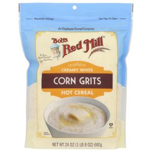 Bob’s Red Mill White Corn Grits, 24oz (Pack of 4) – Vegan, Kosher(24 Ounce (Pack of 1))
