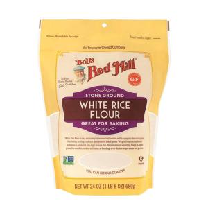 Bob’s Red Mill White Rice Flour, 24oz (Pack of 4) – Non GMO, Vegan, Kosher(24 Ounce (Pack of 3))