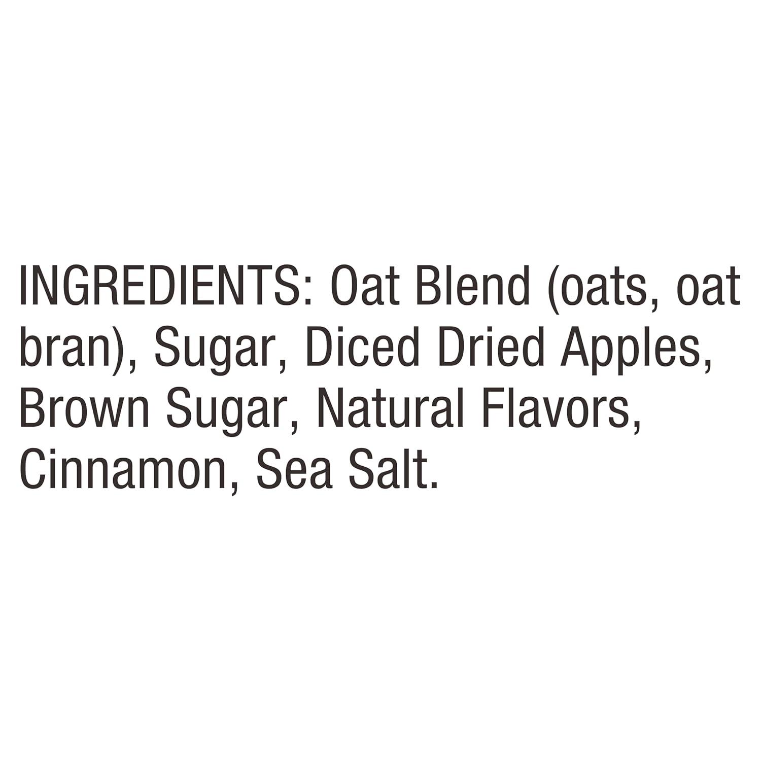 imageBobs Red Mill Instant Oatmeal Apple amp Cinnamon 24 Packets Total NonGMO Gluten Free Whole Grain