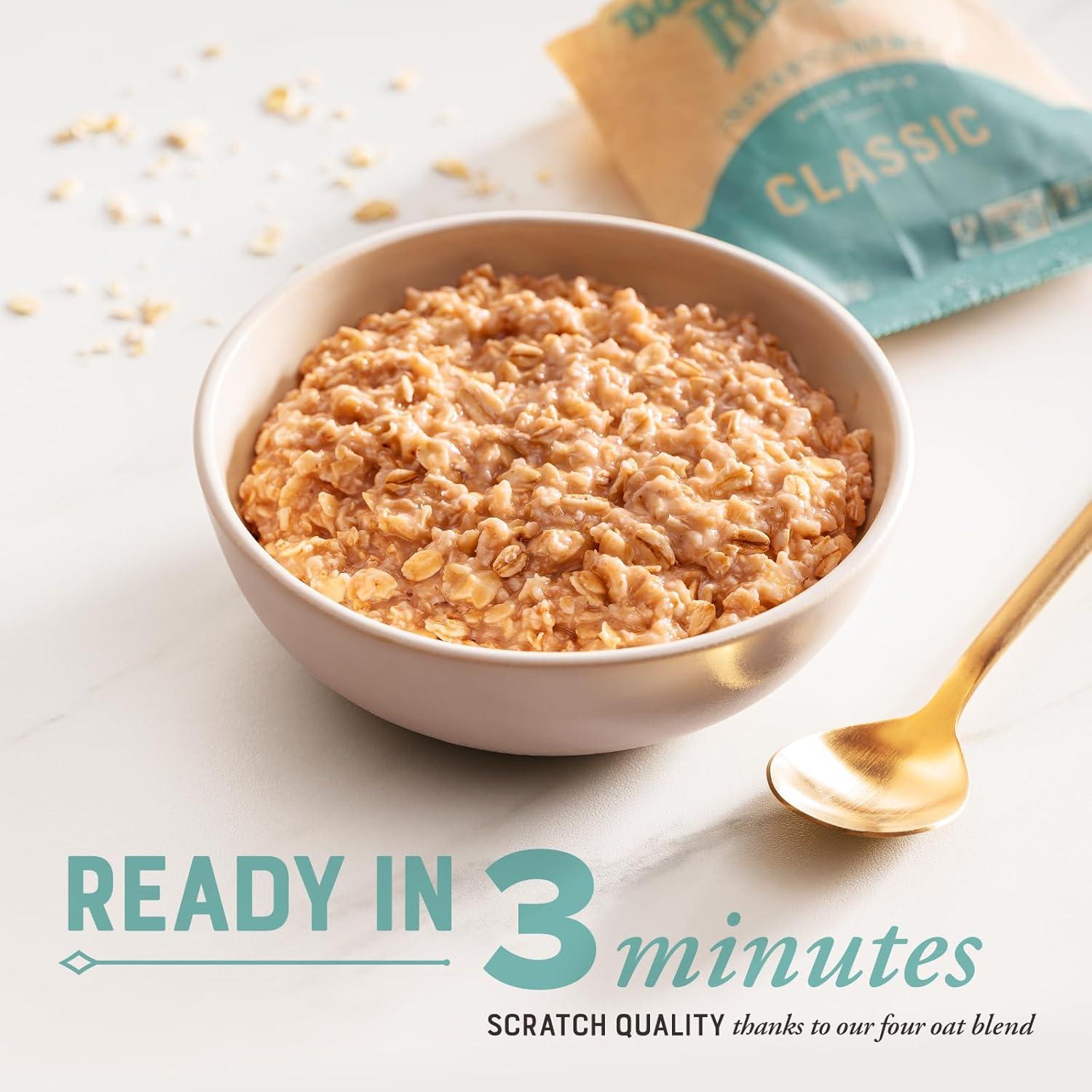 imageBobs Red Mill Instant Oatmeal Packets Chocolate Chip 4 Boxes 6 Packets per Box NonGMO Gluten Free Whole GrainClassic