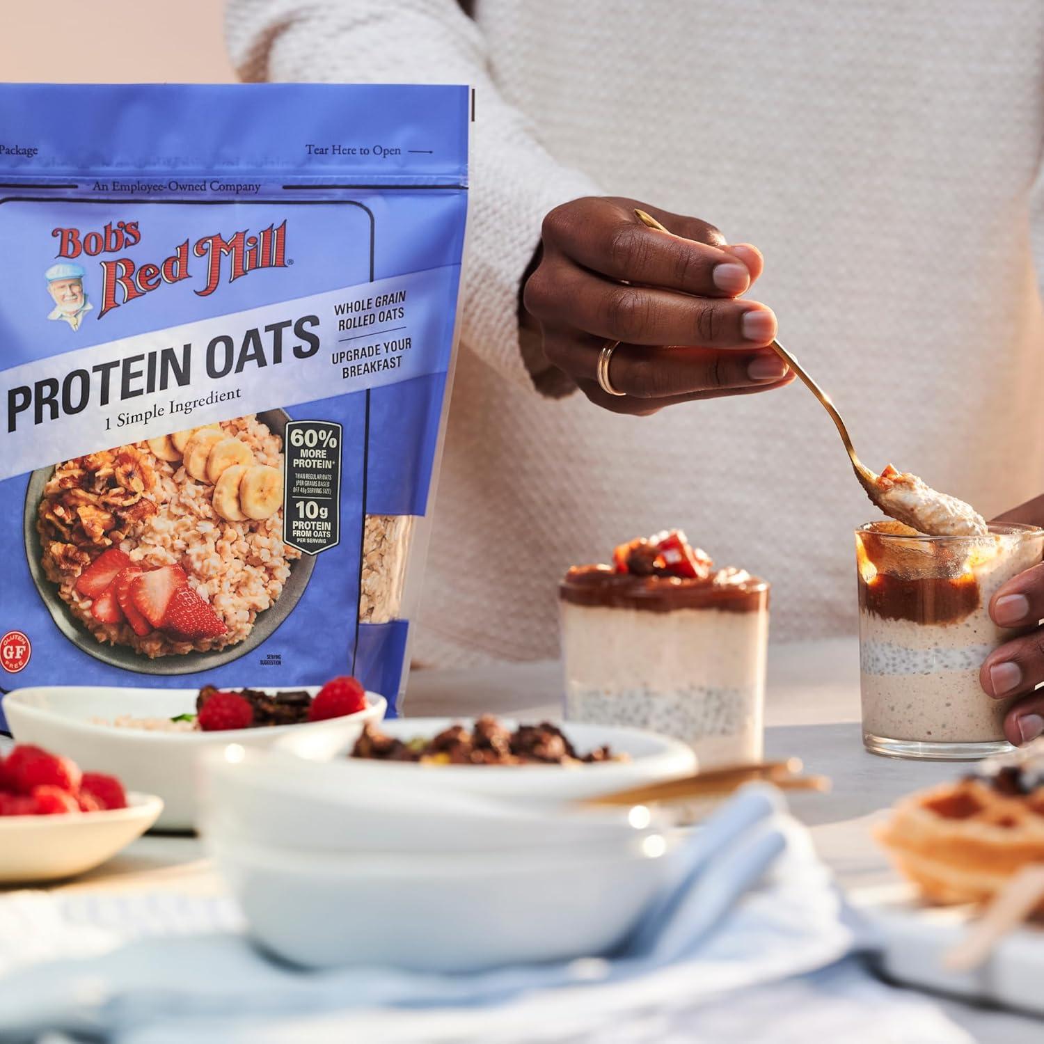 imageBobs Red Mill Protein Oats 32 ozProtein Oats