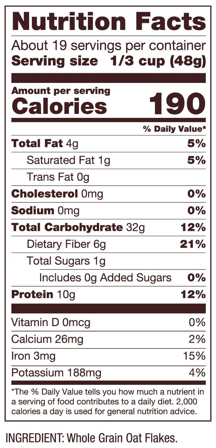 imageBobs Red Mill Protein Oats 32 ozProtein Oats